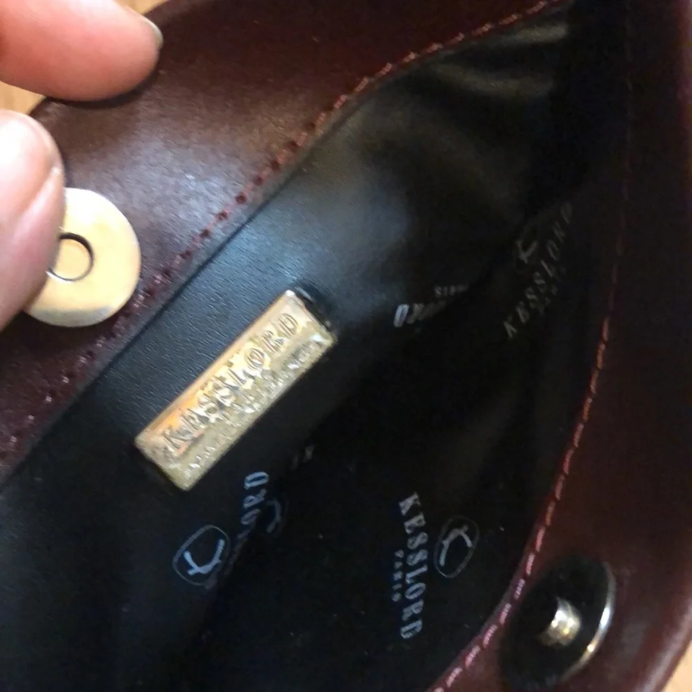 Kesslord vintage Leather crossbody Bag